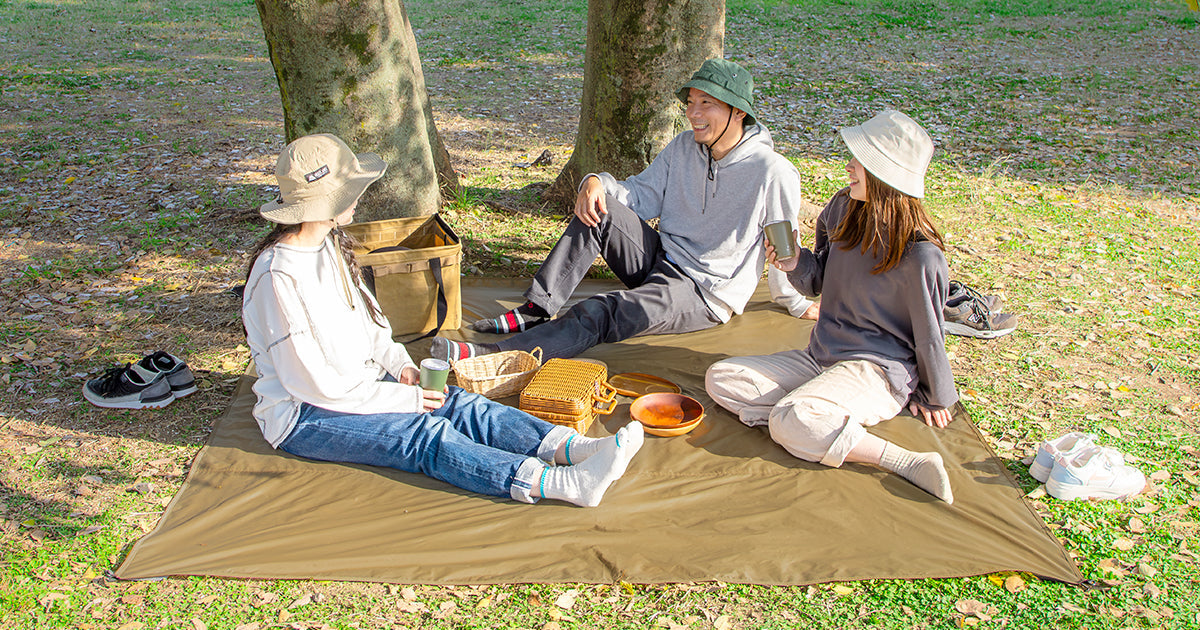 20%OFF】1/11（土）発売「軽量コンパクトレジャーシート」の発売